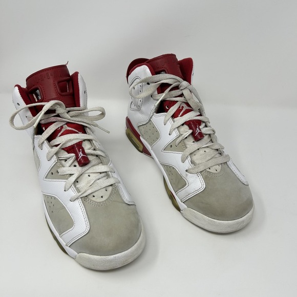 Air Jordan 6 Retro Shoes Mens Size 7Y Cardinal 384665-113 Basketball Sneakers‎ - Picture 2 of 11